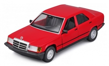 21103R  Mercedes Benz 190E 1987 red 1:24